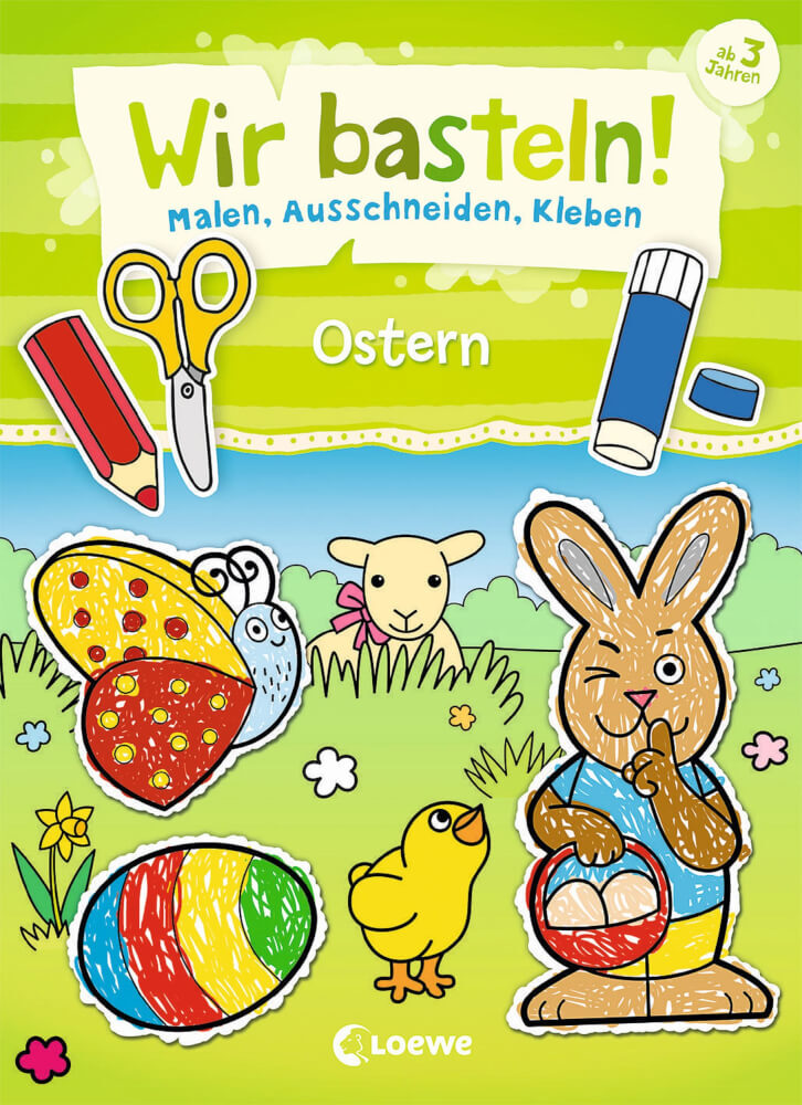 Thumbnail - Wir Basteln Malen, Ausschneiden, Kleben - Ostern