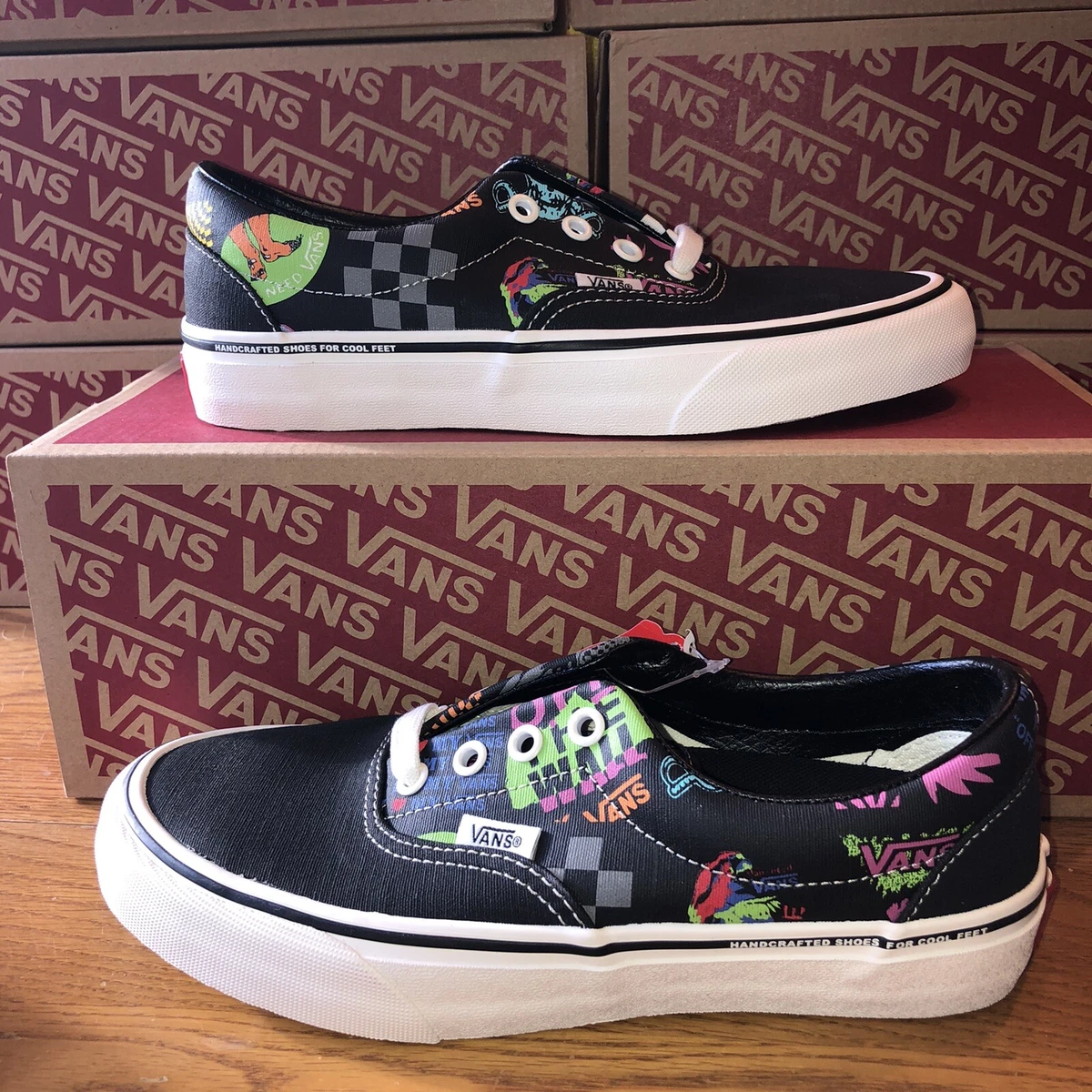 VANS Era Sf Mens Size 5.5 Womens 7 V66 Multi Black White VN0A3MUHW95