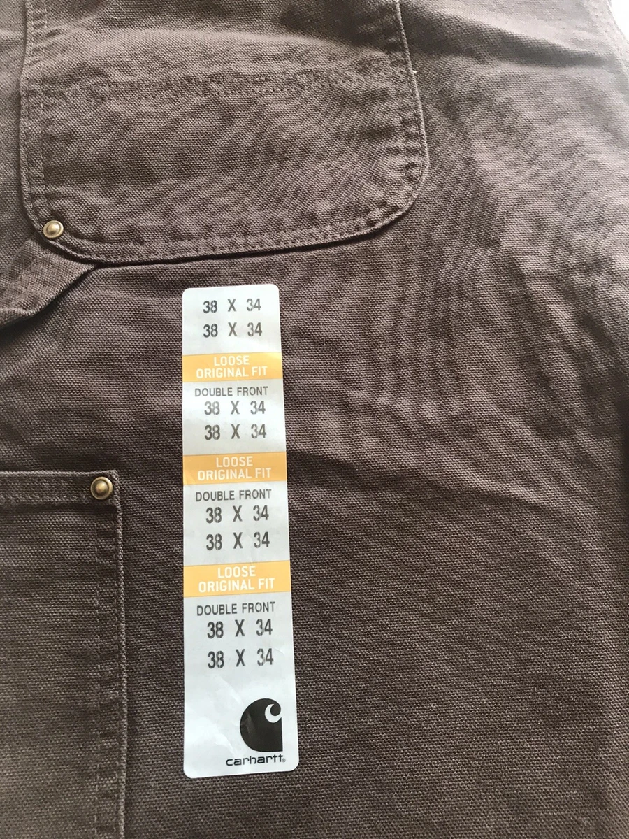 Carhartt washed duck double front dungarees sales