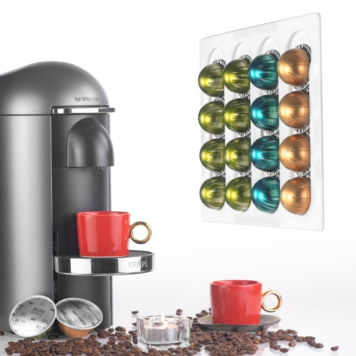 Nespresso Vertuo Capsule Pod Holder Dispenser All Vertuo line Pods | eBay