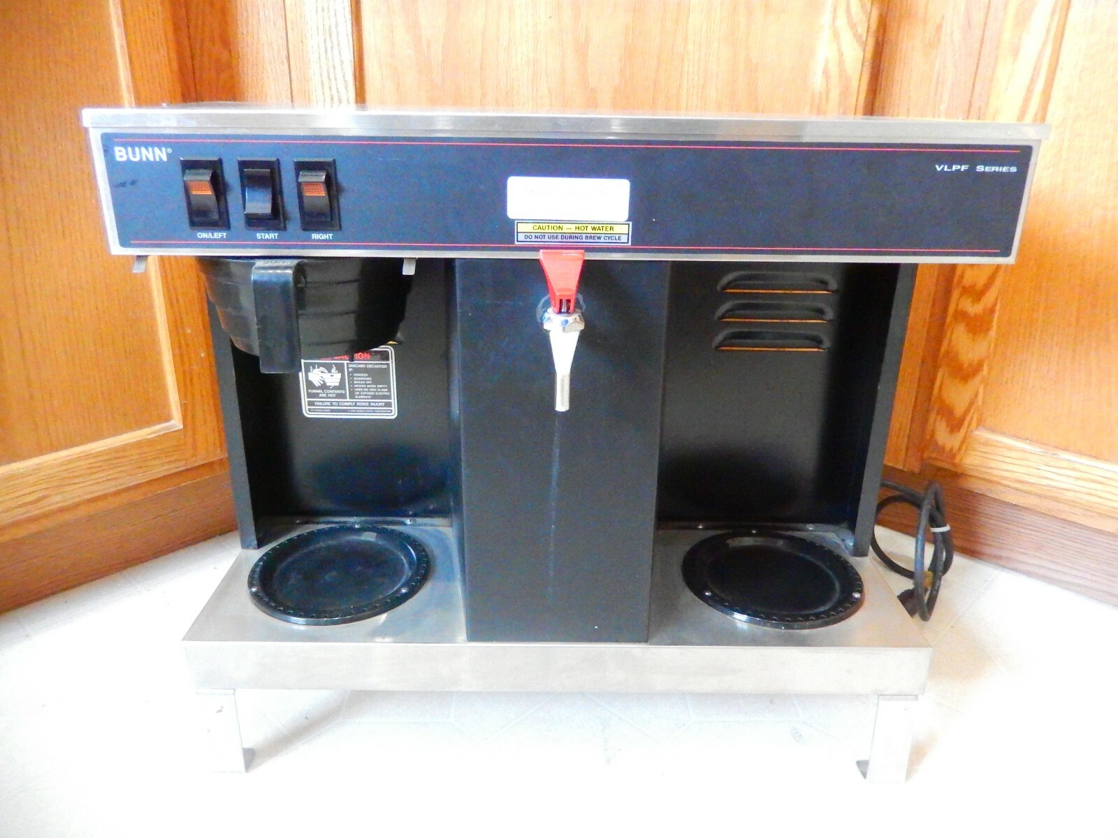 BUNN VLPF 12Cup Automatic Commercial Coffee Maker with 2 Warmers eBay