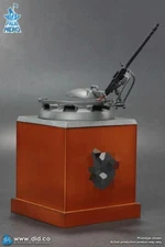 DID XD80025 1/12 Soldier Tiger II Tank Platform Stand WWII Weapon Model 6" Scene