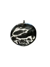 Silpada Large Sterling Silver Disk Pendant
