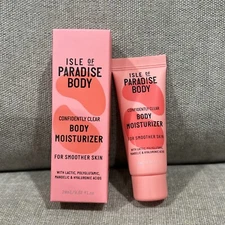 Isle of Paradise Confidently Clear Body Moisturizer 20 mL / .67 oz. Travel NIB