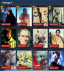 Topps Star Wars Card Trader 2016 Vintage 2 Lot of 8 & 4 Awards