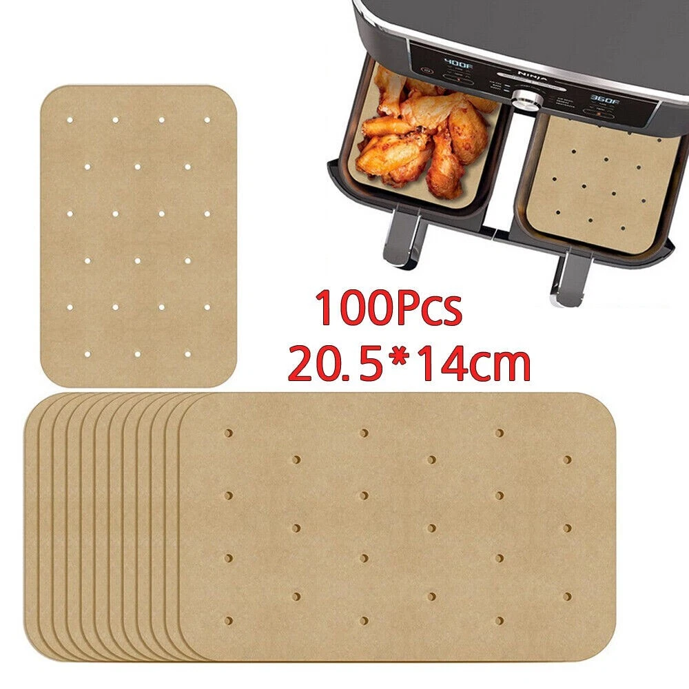 100Pcs Air Fryer Liners Air Fryer Accessories for Ninja Foodi Dual Air Fryer UK
Opens in a new windo