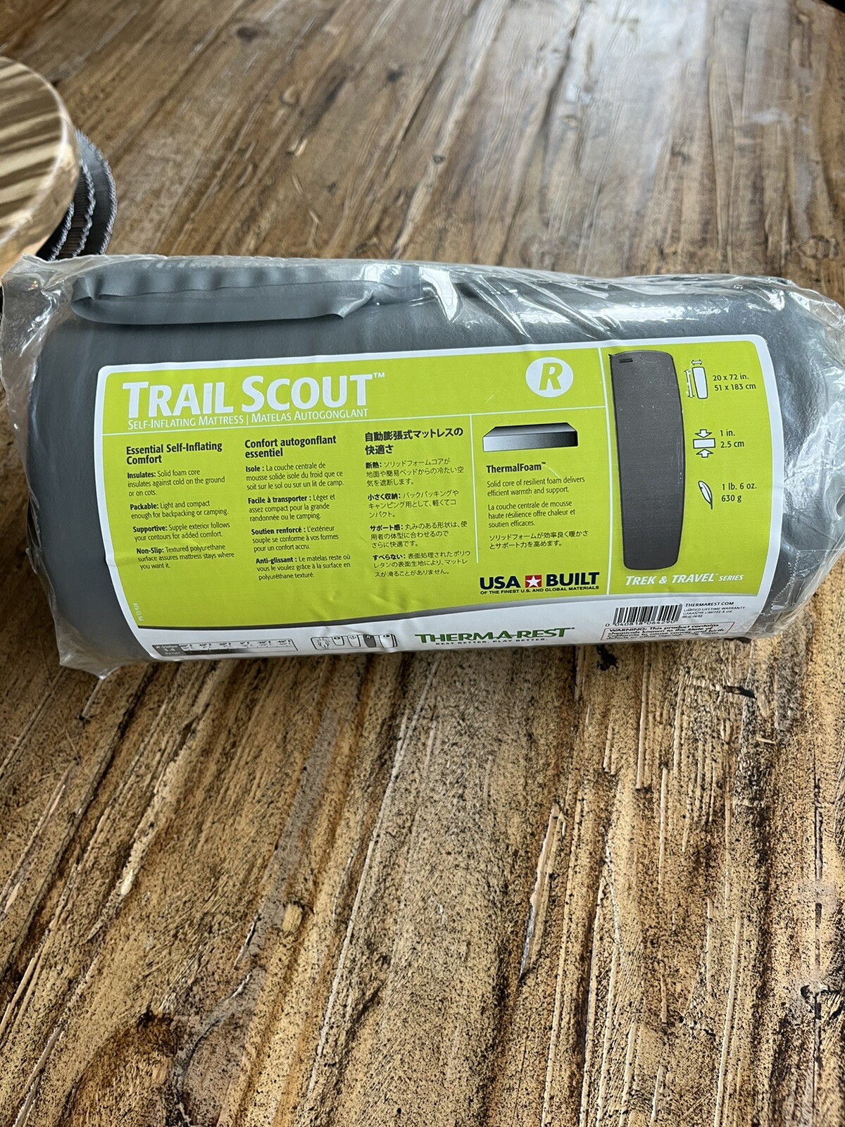 THERMAREST Trail Scout SelfInflating Sleeping Pad R REGULAR Thermarest eBay