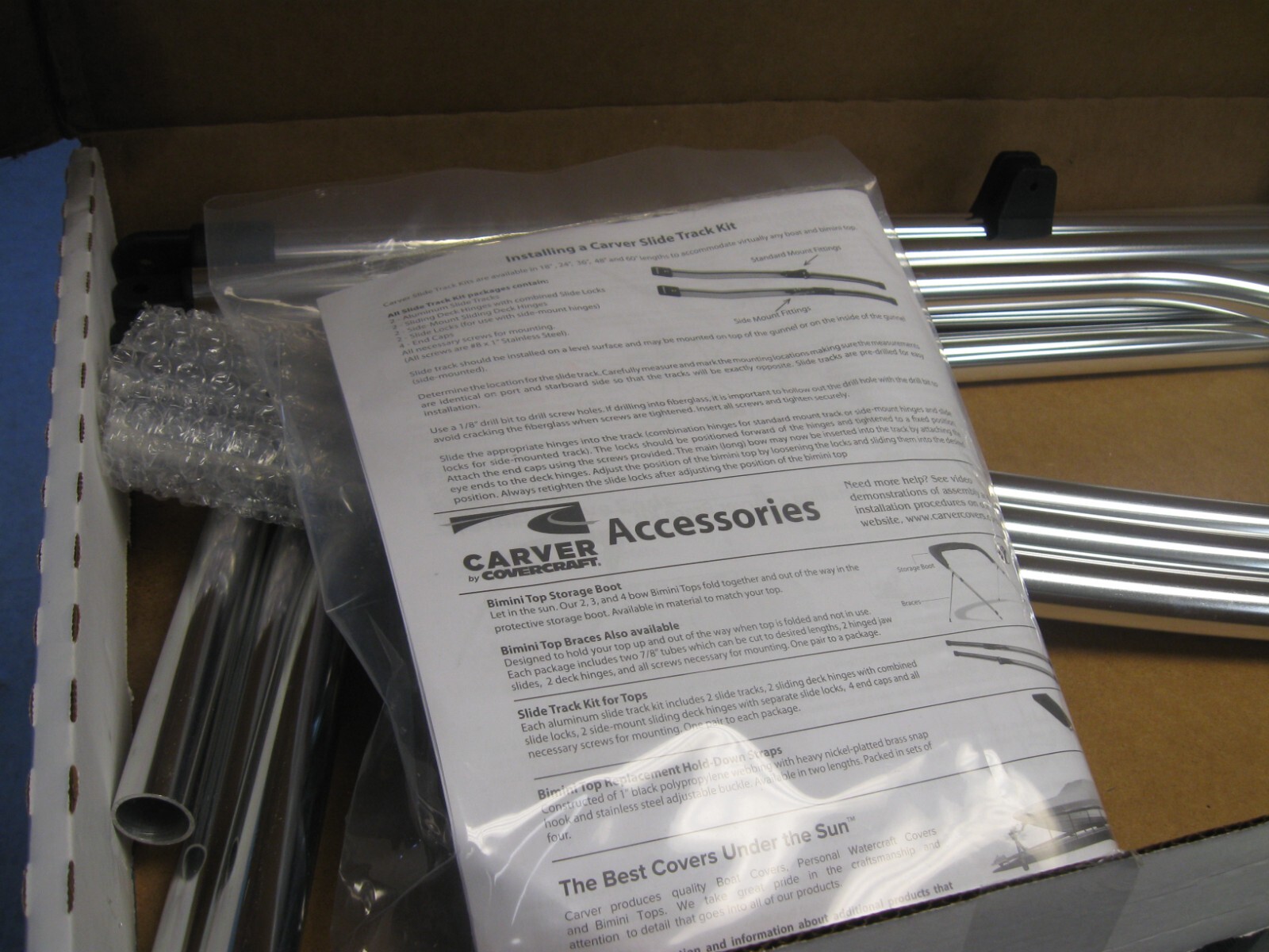 CARVER 3 BOW BIMINI TOP FRAME ITEM 55601 eBay