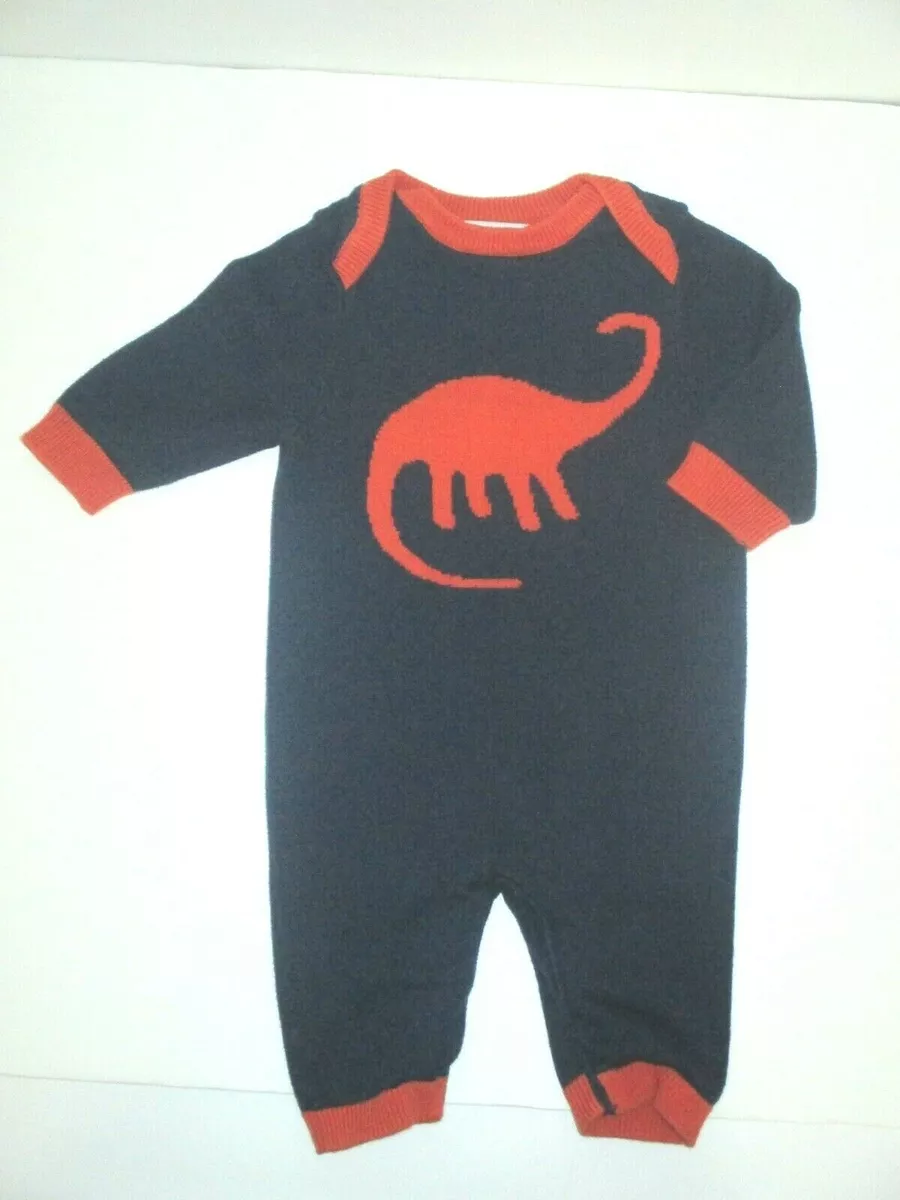 INFANT BOYS DWELL STUDIO TARGET BLUE ORANGE DINOSAUR SWEATER