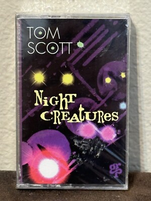 Rare! 1995 TOM SCOTT ''Night Creatures'' SEALED Cassette  GRP Records  GRC9803