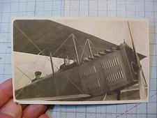 ORIGINAL EARLY RPPC POSTCARD PILOT W/ AIRCRAFT