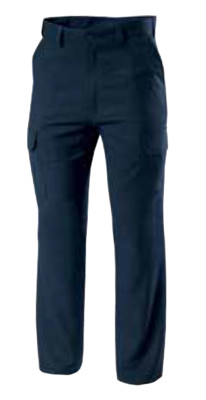 Hard Yakka Workwear Cotton Cargo Trousers Navy (Y02755) 40 Waist 31 Leg (102S)