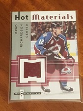2005-06 Hot Prospects Hot Materials #HMBR Brad Richardson 