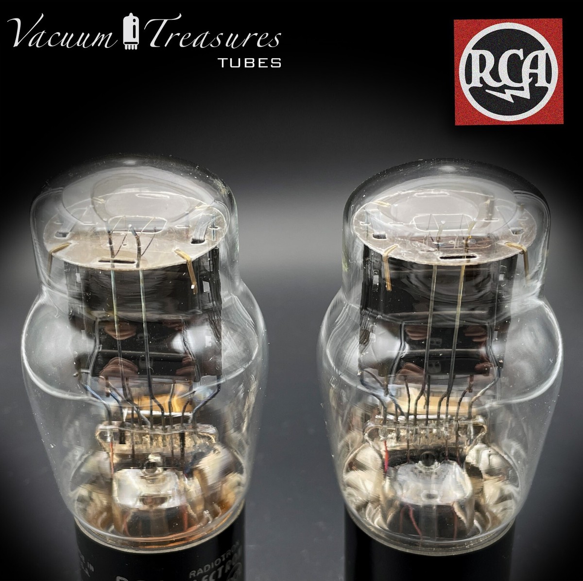 RCA Radiotron 45 ST Vintage Vacuum Tubes Made in USA WORKS