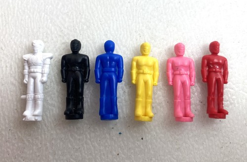 Mighty Morphin Power Rangers Thunder Megazord Mini Figure Complete Set Of 9 1994 - Picture 1 of 2