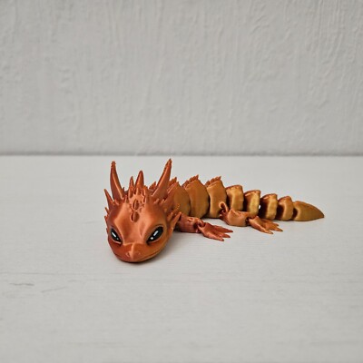   Süßer beweglicher Drache 3D Druck / Dragon /  Drachenbaby / Unikat  