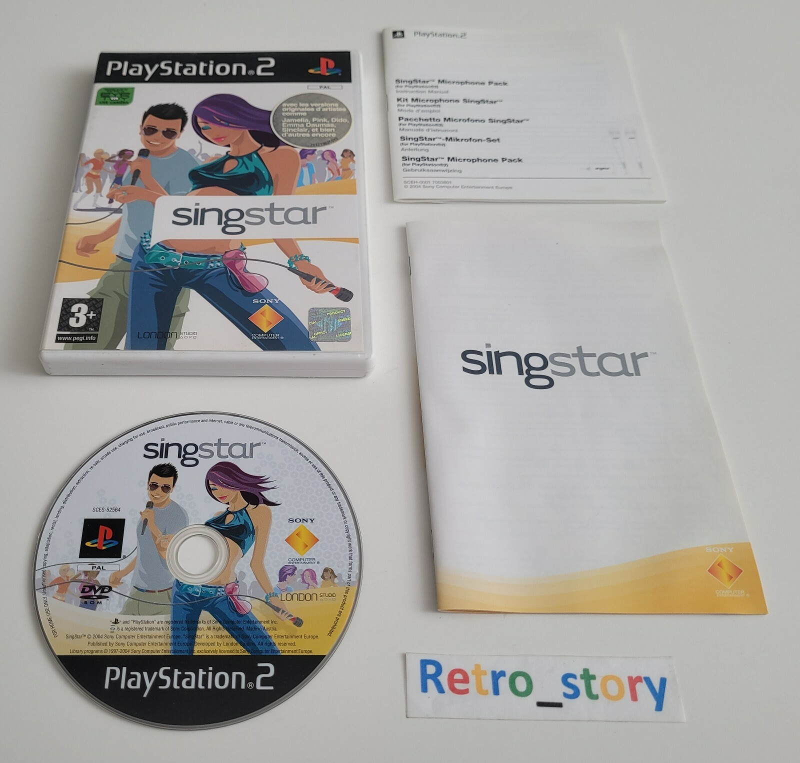 Sony Playstation PS2 - Singstar - PAL