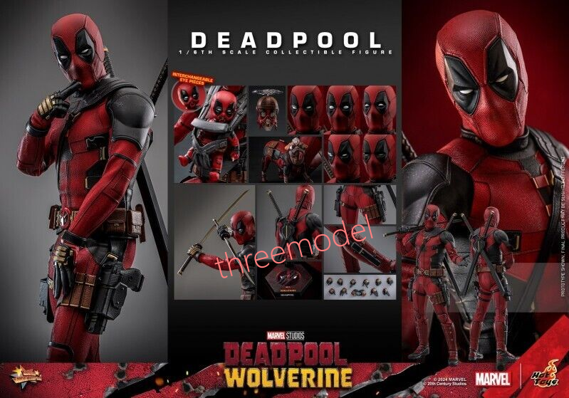 Hot Toys MMS746 1/6 Deadpool & Wolverine Action Figure Standard