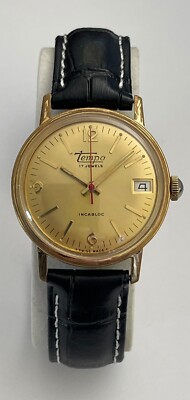 Vintage Rodania Tempo Watch 17 Jewels Incabloc Swiss made