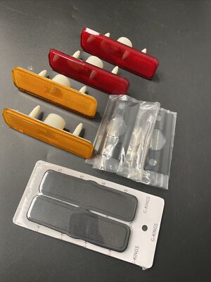 70-73 Camaro Side Marker Lamp Light Lens Kit Set of 4