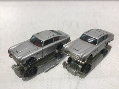 2x HUSKY JAMES BOND 007 ASTON MARTIN DB5 -SILVER 3inch- FIXER UPPER - 438