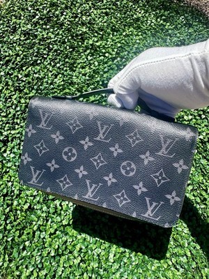 Louis Vuitton Zippy XL Monogram Eclipse Black M61698 Long Wallet