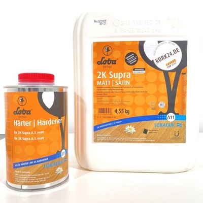 EUR 46,15 pro Liter Loba 2K Supra Matt 5 l Wassersiegel Parkettlack