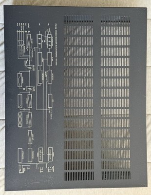 Vector Research VR-5000 Receiver Metal Top Cover with Schematic Diagram