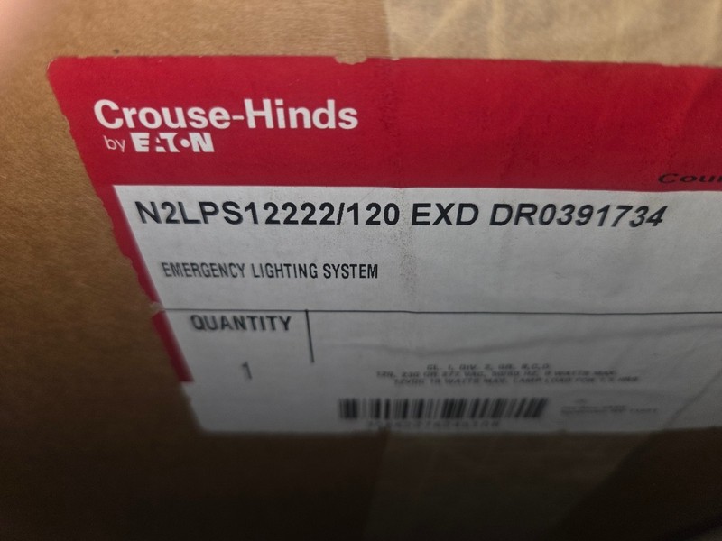 CROUSE HINDS N2LPS12222/120 Light-Pak CLASS I DIV 2 for Hazardous Loc w Exit