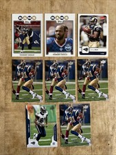 Lot Of (8) - Torry Holt Cards - St. Louis Rams - Upper Deck, Topps, Fleer