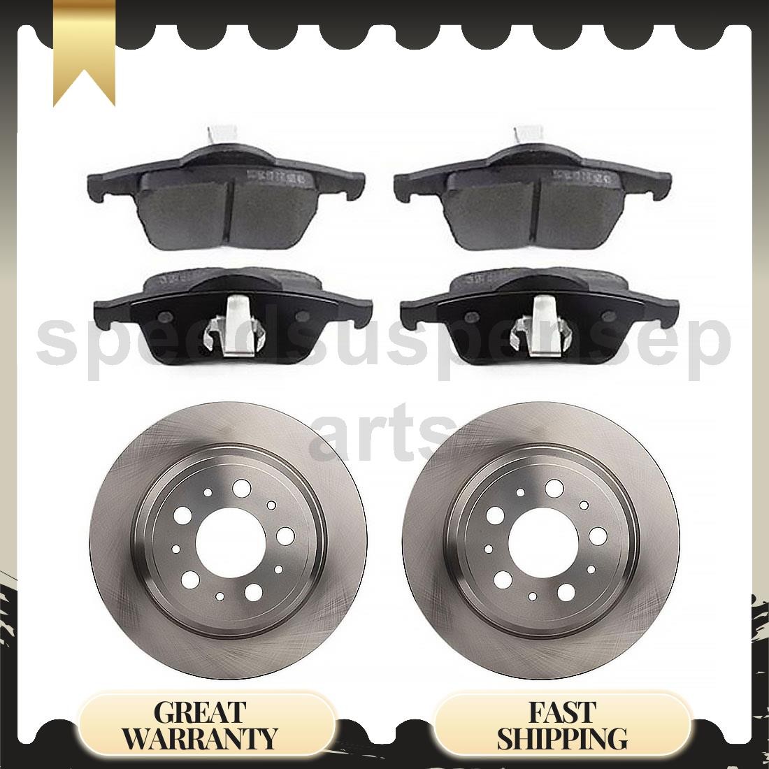 Volvo S80 1999-2006 Magma Rear Brake Pads & Rotors 3-Piece Set  