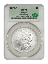 2023-P $1 Morgan Dollar CACG MS70 (First Delivery)