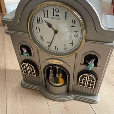 SEIKO Dreamy Time Karakuri Clock Desk Mantel Timepiece Vintage Style Model