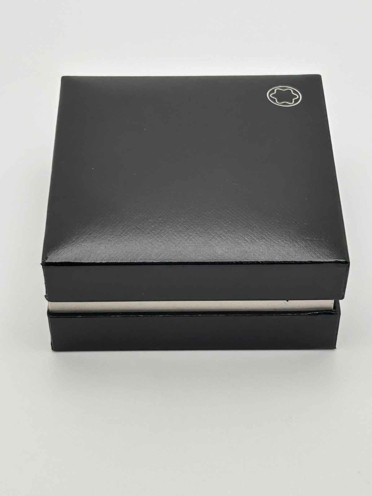 Montblanc Cufflinks Rectangular Rubber Inlay Star… - image 14