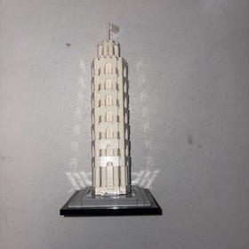 LEGO ARCHITECTURE: The Leaning Tower of Pisa (21015) - ASSEMBLED, no box, dusty