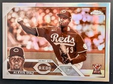 2023 Topps Chrome Alexis Diaz #179 Sepia Refractor Parallel Cincinnati Reds