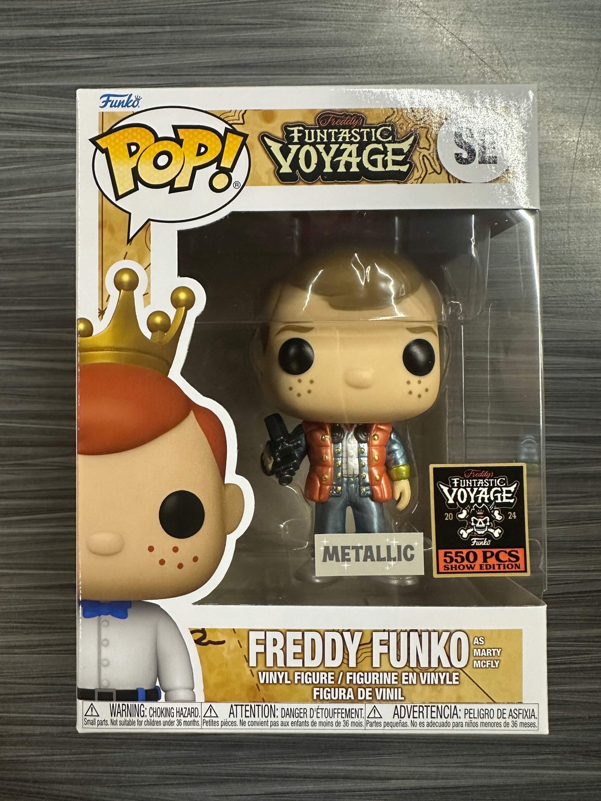 Funko POP! Funtastic Voyage: Freddy Funko as Marty McFly [Metallic] (550 PCS)(Sh