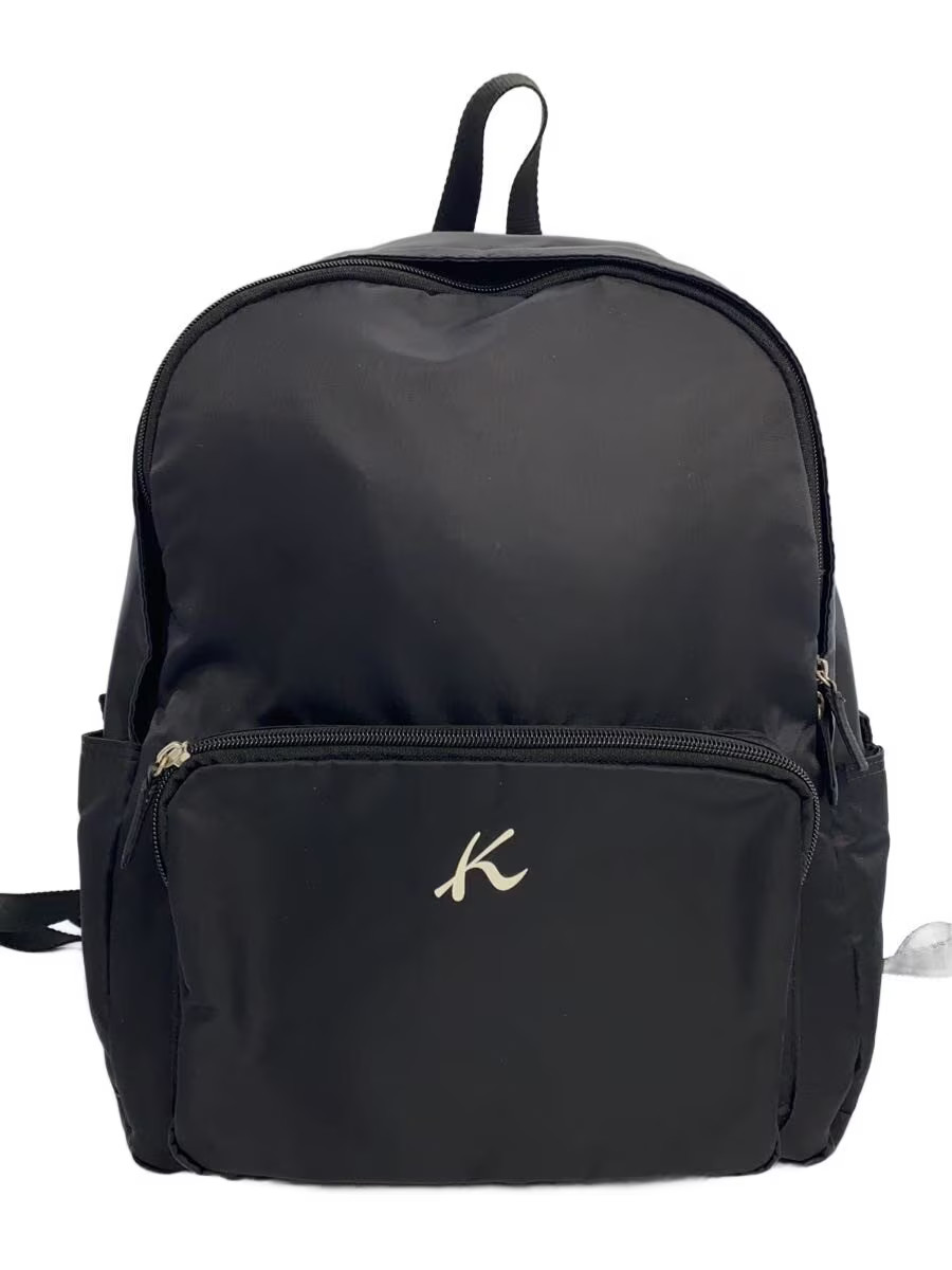 Kitamura Backpack, Nylon, Black, Solid Color - image 1
