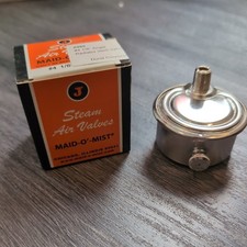 Maid-O-Mist 4 1/8" Angle Steam Radiator Air Vent Valve - Made in USA
