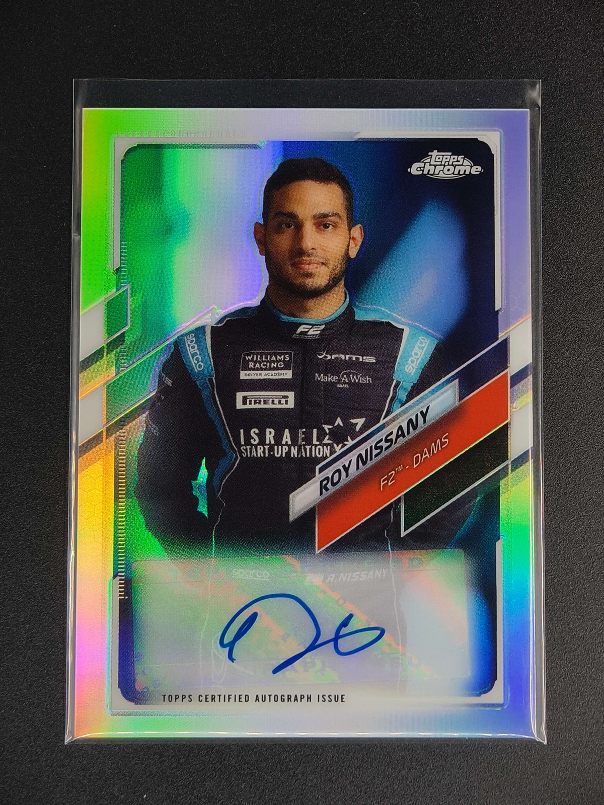 Roy Nissany 2021 Topps Chrome Formula 1 #CA-RN Auto 049/281 [3hk