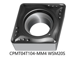 10  PCS  ORIGINAL  INSERTS           CPMT04T104-MM4 WSM20S