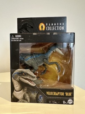 Jurassic World / Park Hammond Collection Velociraptor Blue - New Sealed - Mattel
