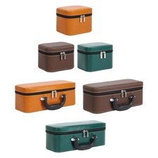 Bracelet Jewelry Box Display Holder Zipper with Slots Travel Showcase Storage