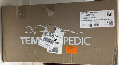 Tempur-Pedic TEMPUR-Cloud Adjustable + Cooling King 2 Pack SEALED New Open Box