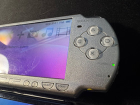 Two Upgraded Sony PlayStation Portable PSP 2001 Black & Silver Bundle w Extras