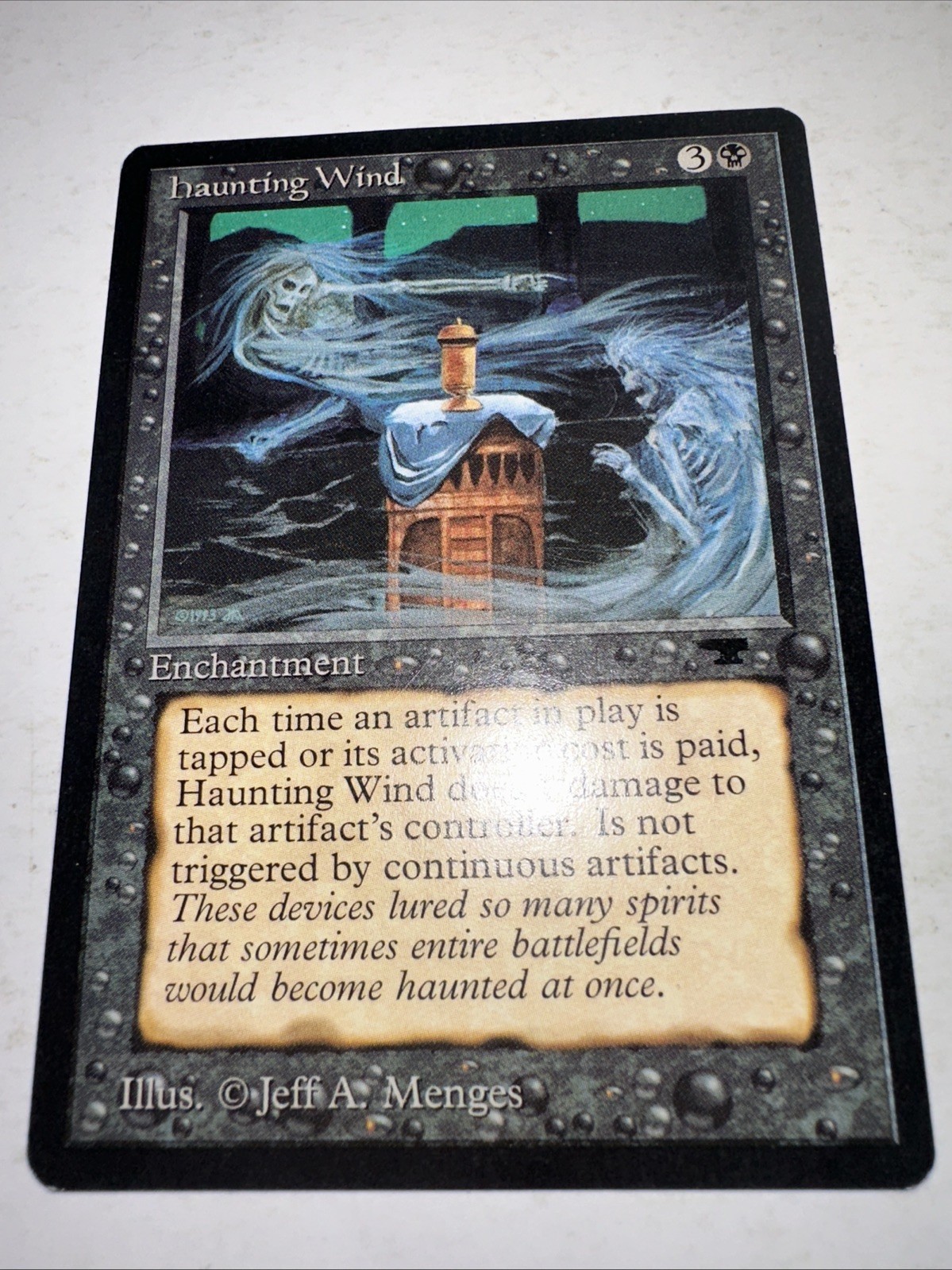 MTG * Haunting Wind  NM  Antiquities Regular  SellbyCyn