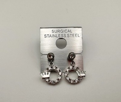Unisex Screw Back Cartilage Stud Piercing   2pcs  Surgical steel 316L Premium