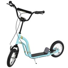 Youth Scooter Front and Rear Caliper Dual Brakes, Blue