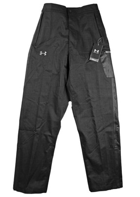 Under Armour Mens S Storm Cold-Gear Pants Rain Over Ski Snow All Weather Black