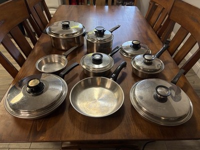 Mixed Saladmaster Homemakers Guild Kitchen Craft Stainless Cookware Set w/ Lids